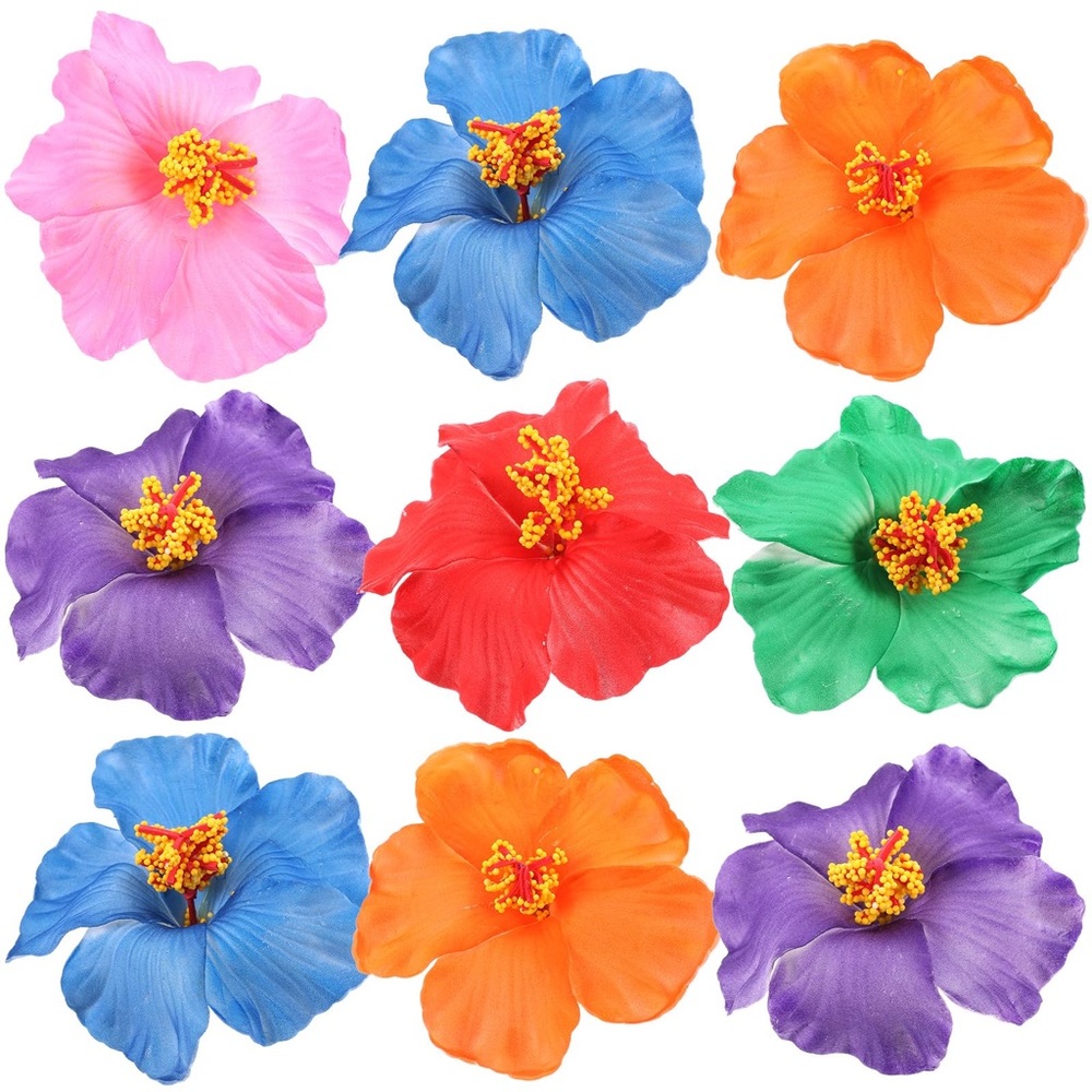 Hawaii Flower Hair Clip Hibiscus Beach Hair Clips Hawaiian Hair Accessories